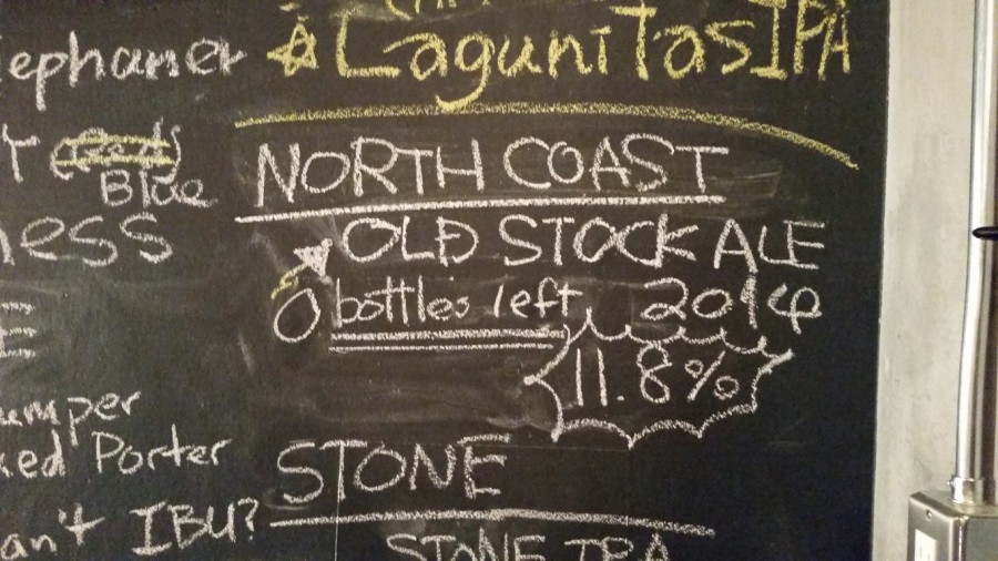 2014 North Coast Old Stock Ale 完売御礼！